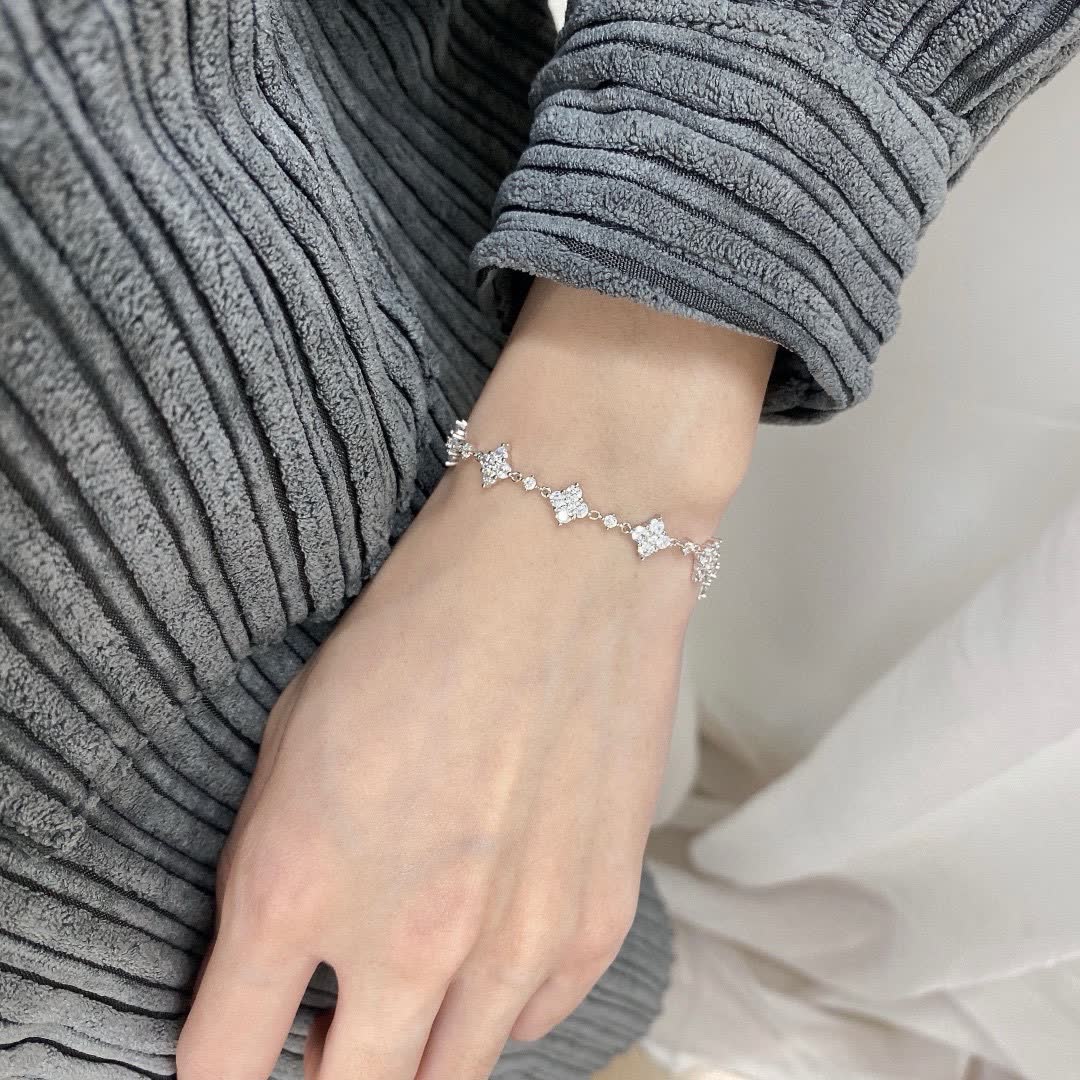 APM Monaco Silver Star Bracelet